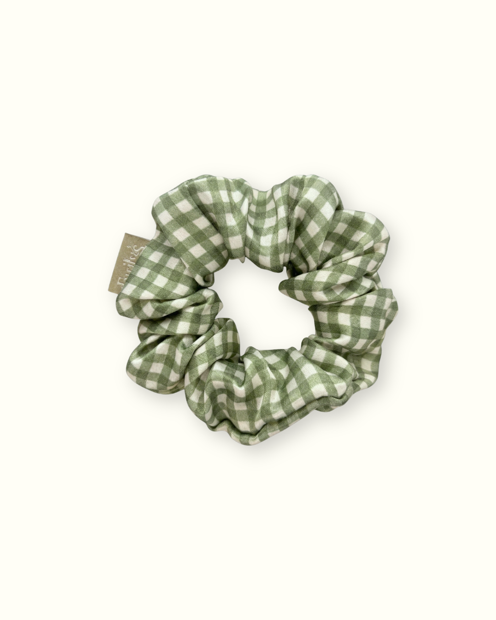 Chouchou 100% pure soie - Le moyen - Vichy Vert sauge