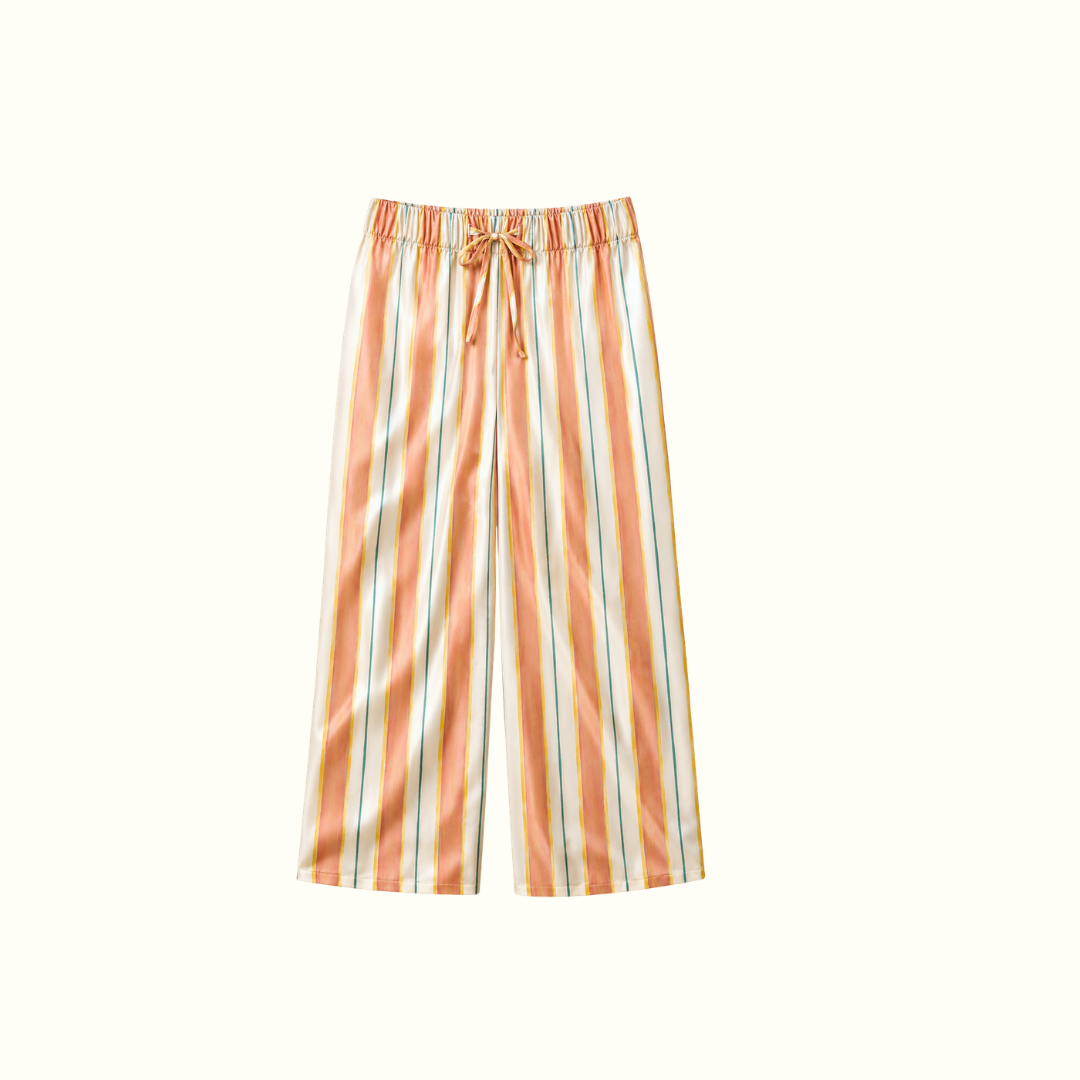 Pantalon 100% pure soie de mûrier - Lignes divines