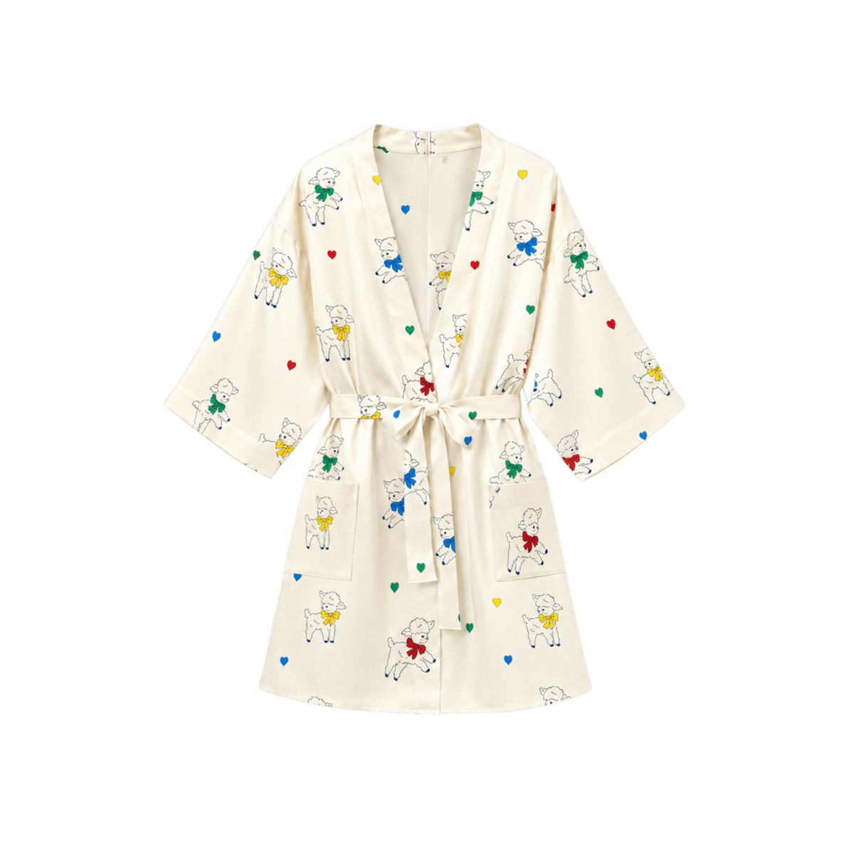 Kimono 100% pure soie - Choeur Coeur