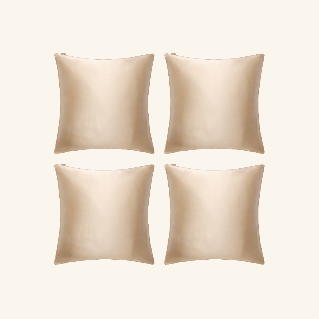 Pack 3 + 1 offerte - Taie en 100% pure soie de mûrier