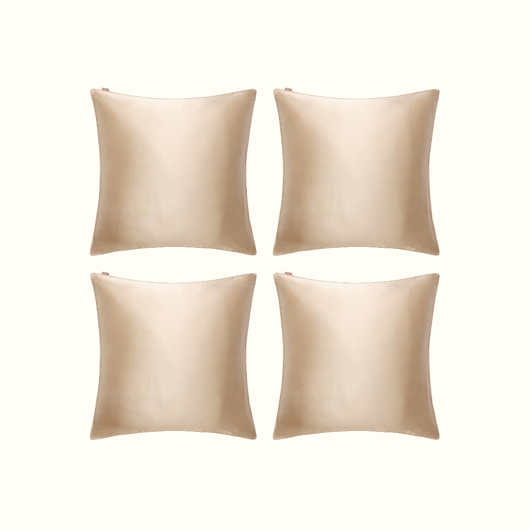 Pack 3 + 1 offerte - Taie en 100% pure soie de mûrier