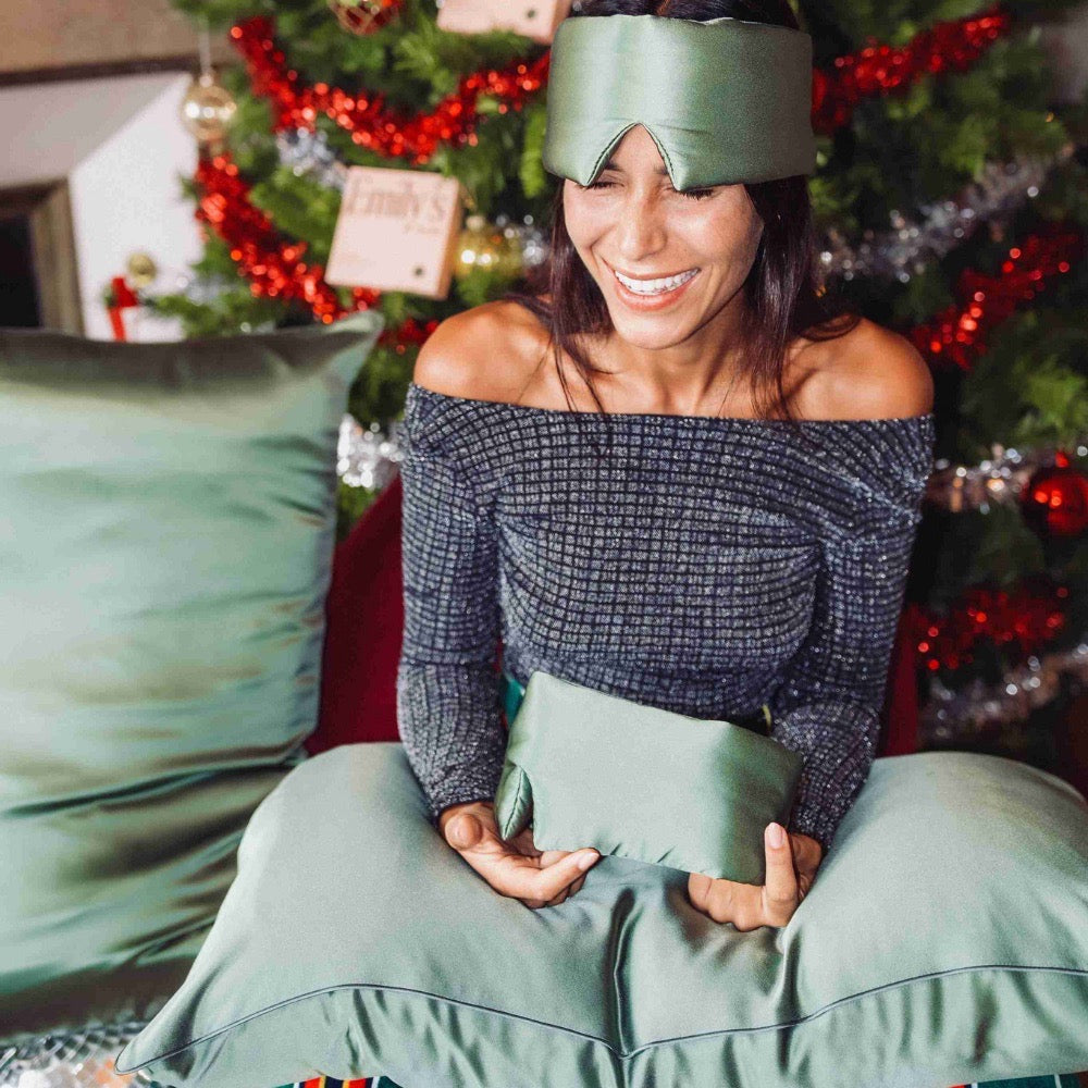 Masque de nuit bandeau 100% pure soie