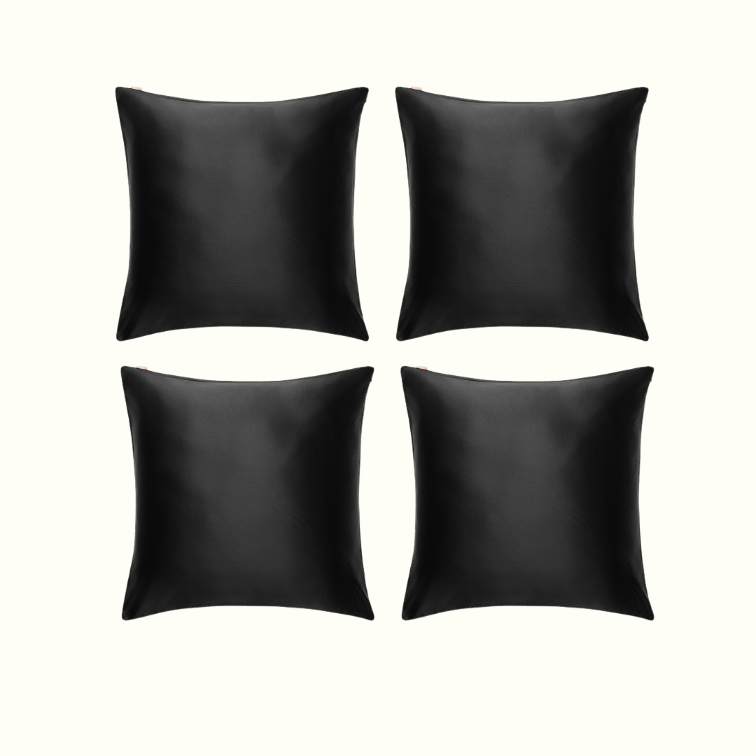 Pack 3 + 1 offerte - Taie en 100% pure soie de mûrier