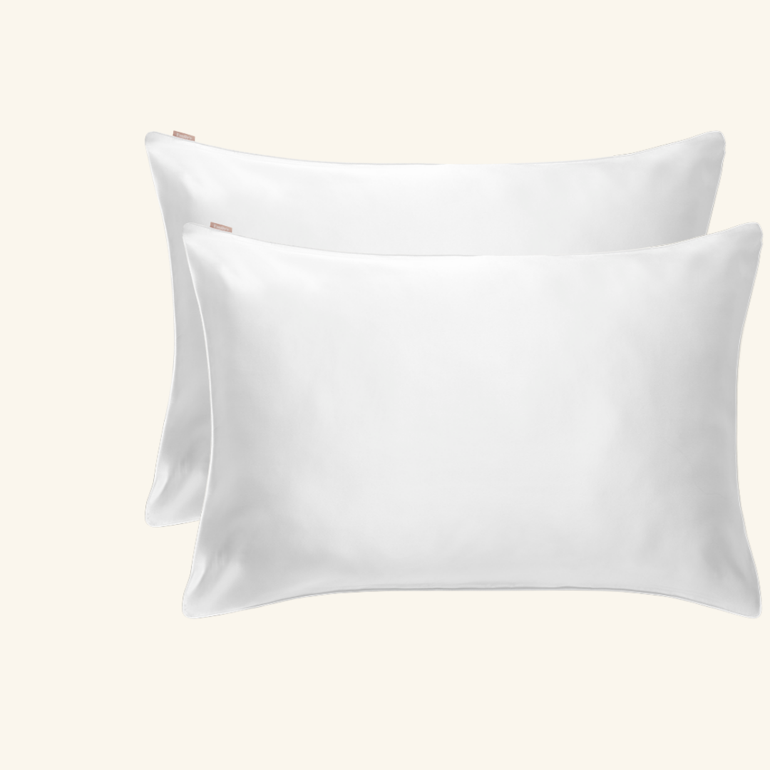 Pillowcase with embroidery made in France