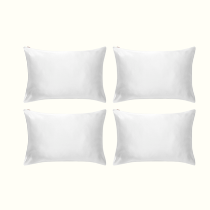 Pack 3 + 1 offerte - Taie en 100% pure soie de mûrier