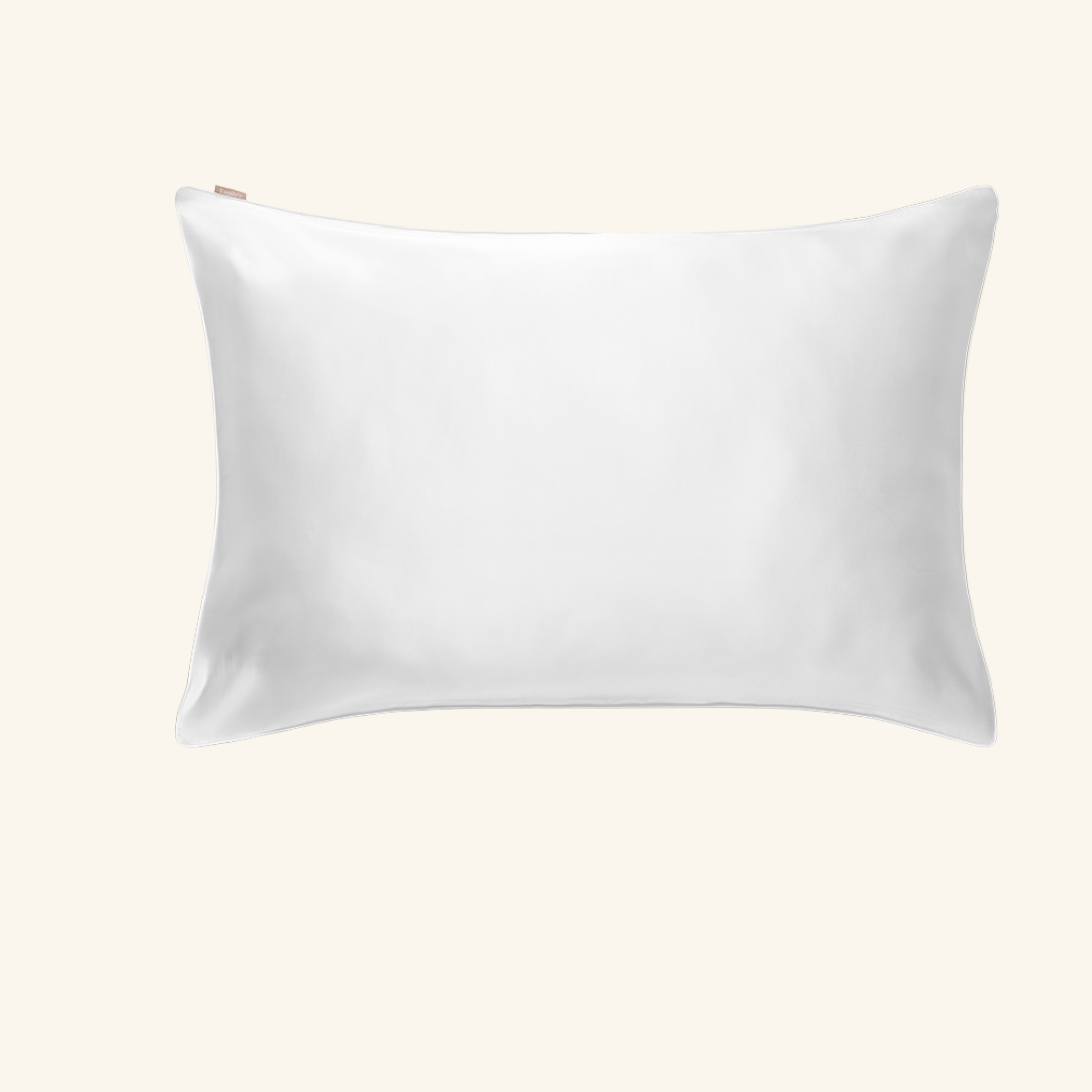 Pillowcase with embroidery made in France