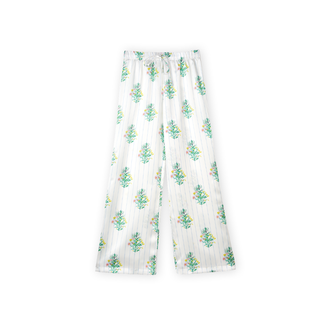 Pantalon Oversize 100% pure soie de mûrier - Bouquet Garni