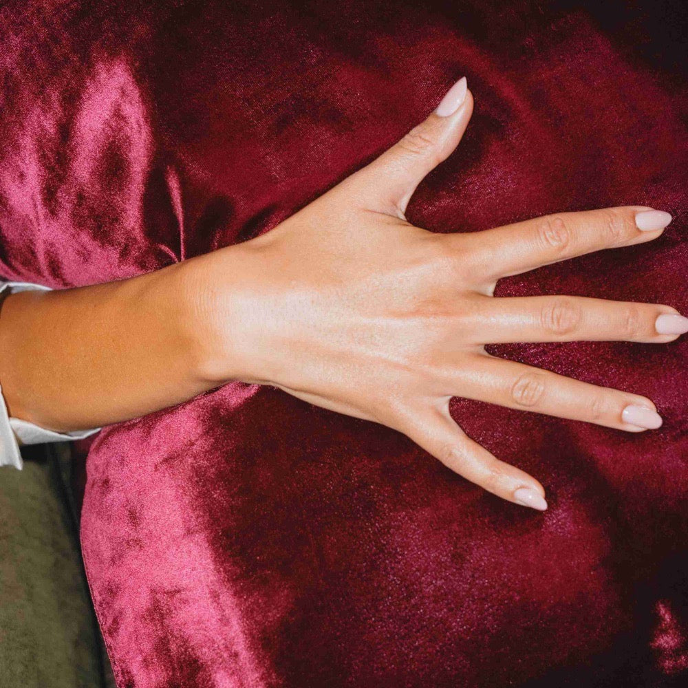 Double-sided pillowcase - Silk and velvet