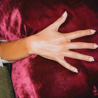 Double-sided pillowcase - Silk and velvet