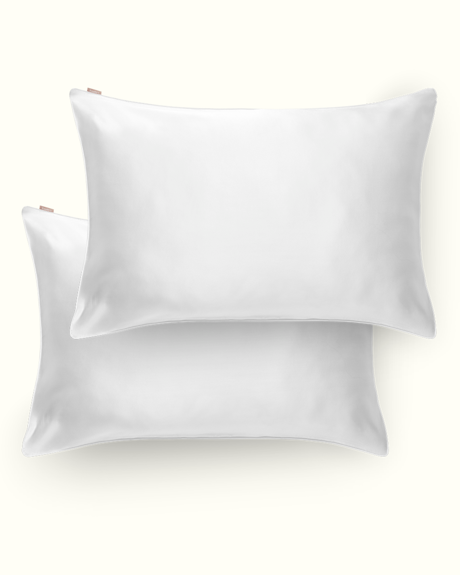 Coffret Duo de Noël - Taies 100% pure soie x2 - Blanc