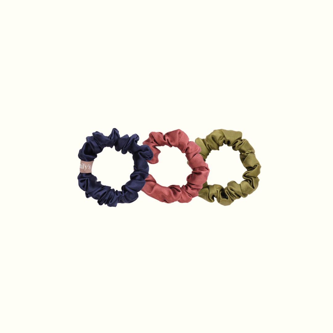 Trio de chouchous 100% pure soie - Palazzo - le petit