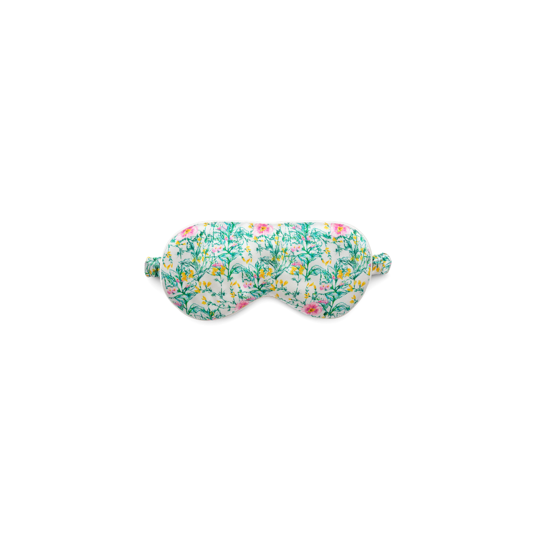 Masque de sommeil 100% pure soie - Entrelacement Botanique