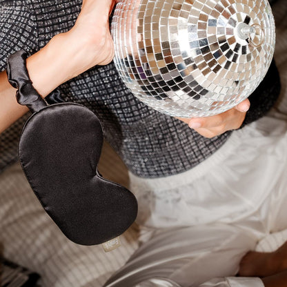 Pure silk sleep mask - Black