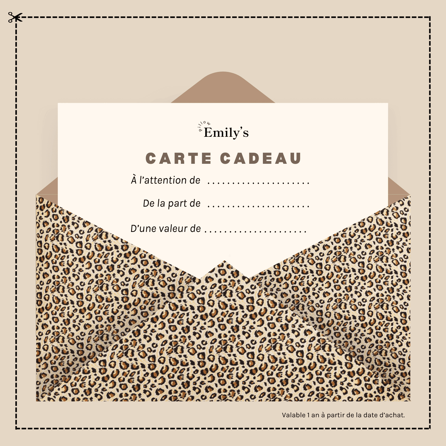 Carte cadeau Emily&