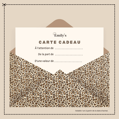 Carte cadeau Emily&