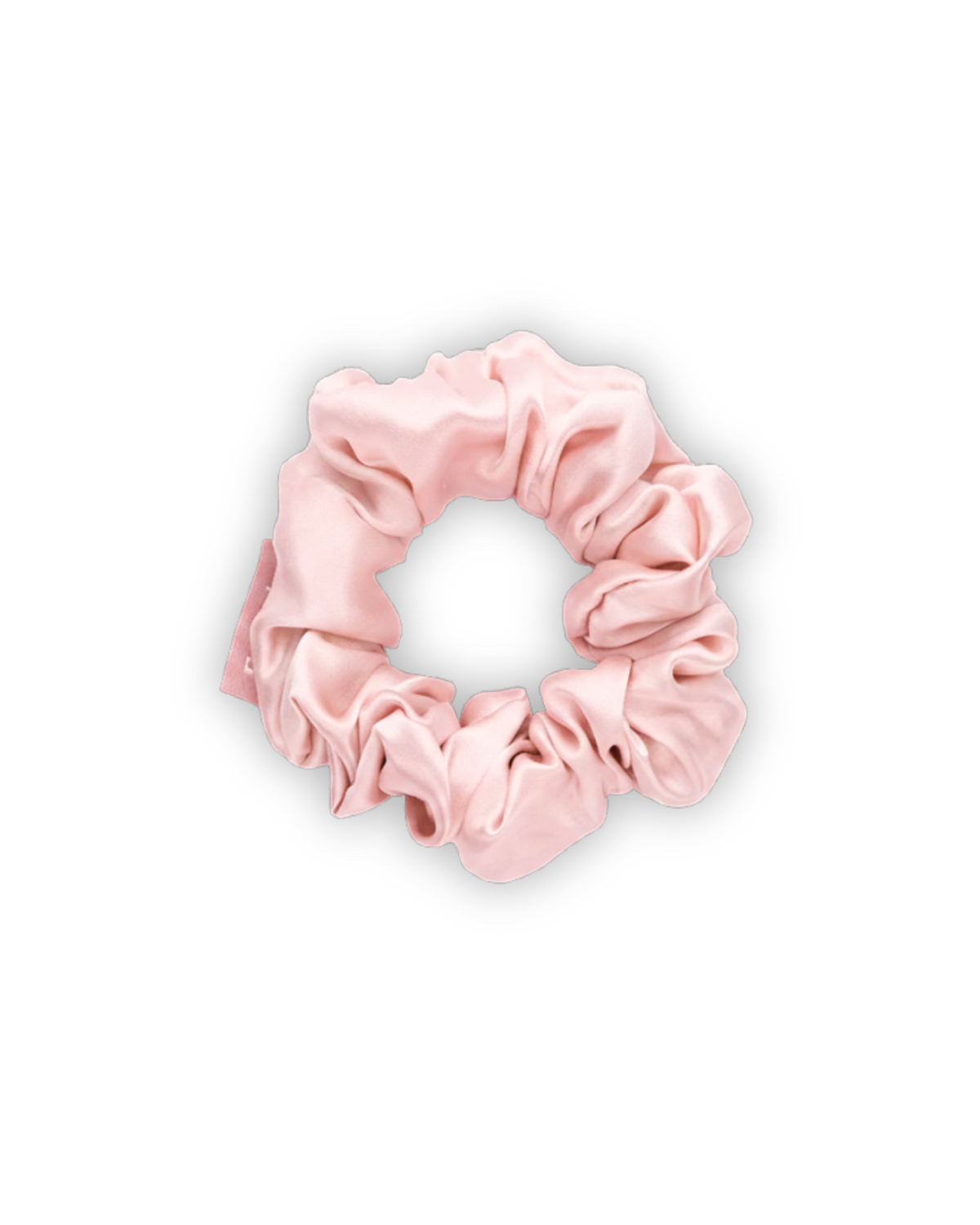 Scrunchie 100% pure silk - Medium - Powder pink