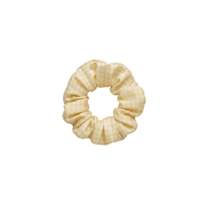 Chouchou 100% pure soie - Le moyen - Vichy Jaune