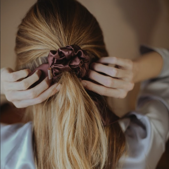 Pure Silk Scrunchie - The big