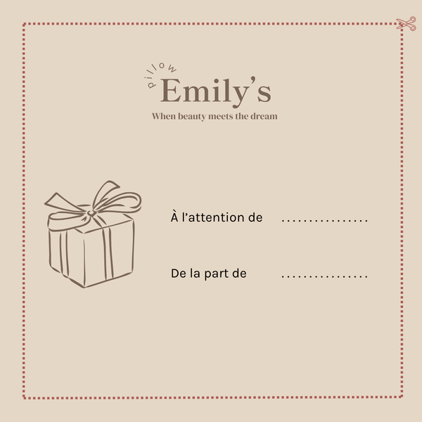 Tarjeta regalo de Emily's Pillow