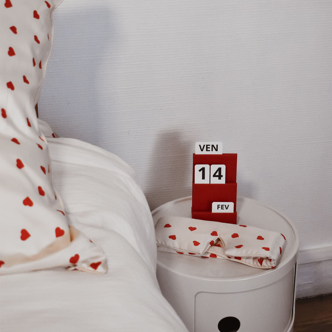 Masque de nuit bandeau 100% pure soie Pure Soie - Love at first sight