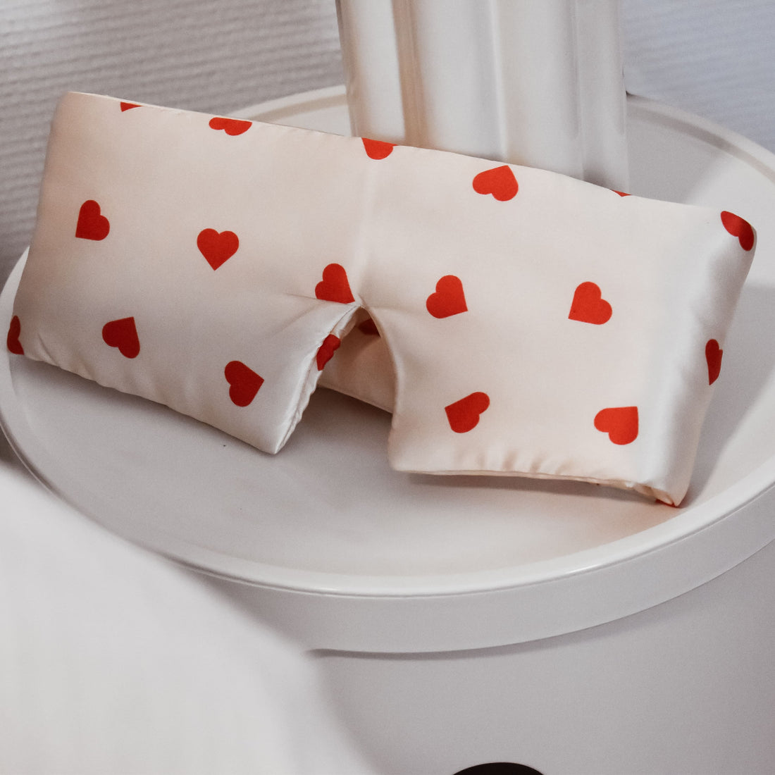 Antifaz para dormir de seda pura - Colección San Valentín