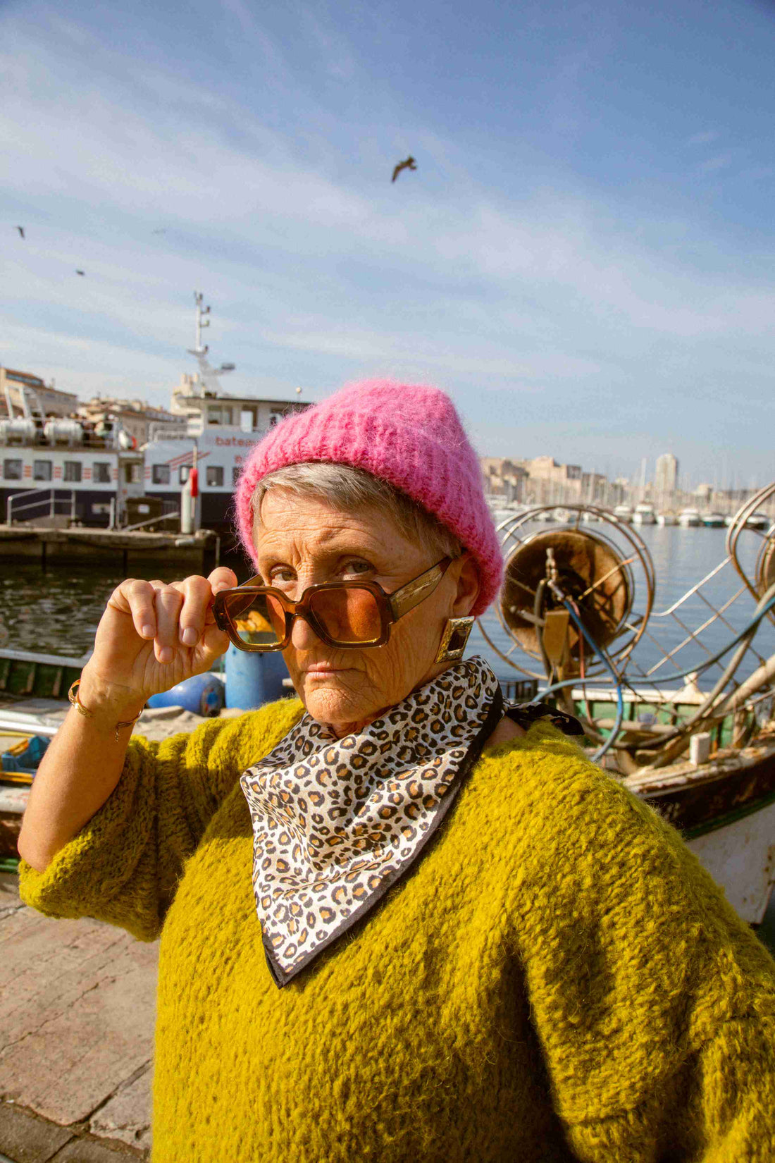 Bonnet alpaga et soie - Emily&