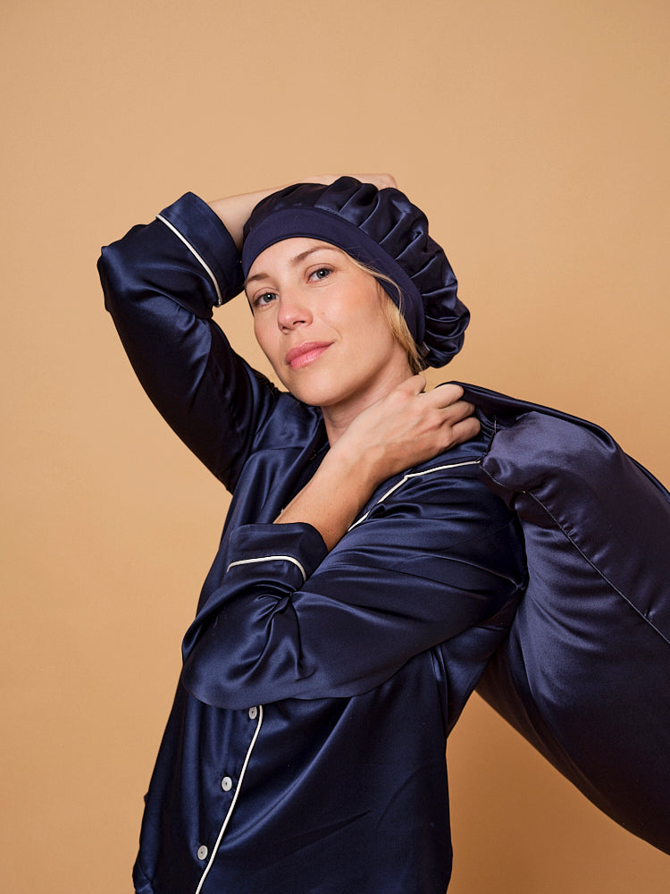 Pijama de pura seda para mujer