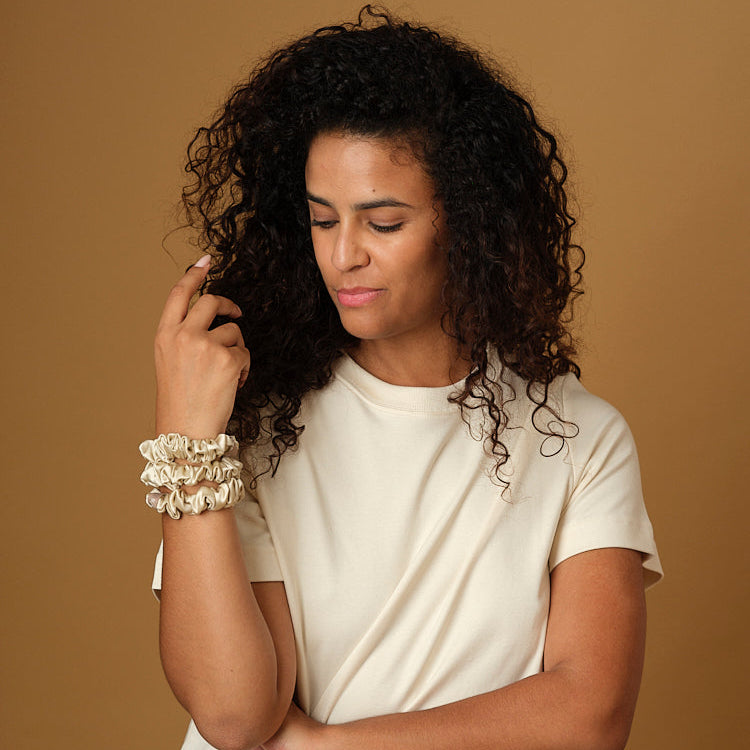 100% Pure Silk Scrunchie - The Little One