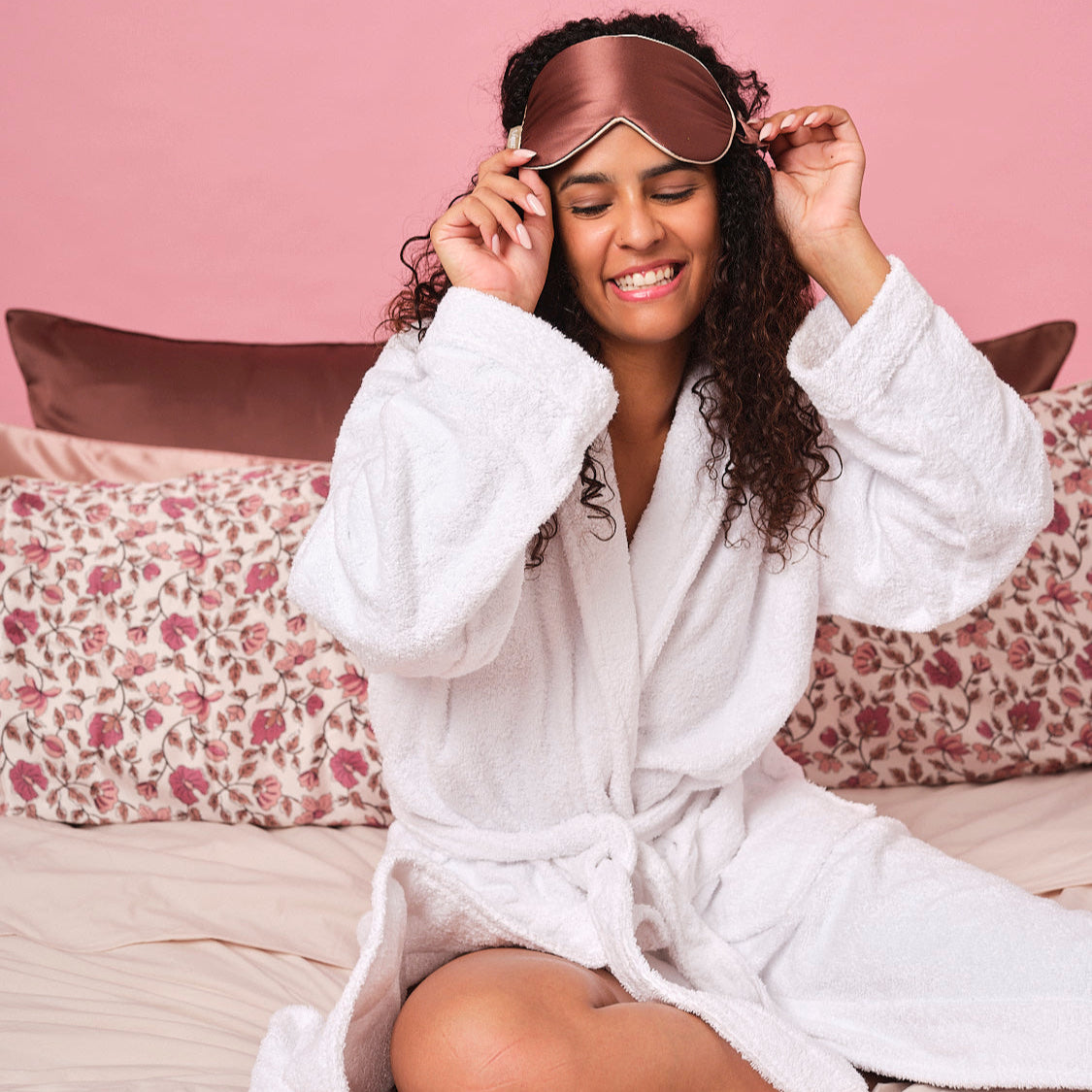 Pure Silk Sleep Mask - Mocha