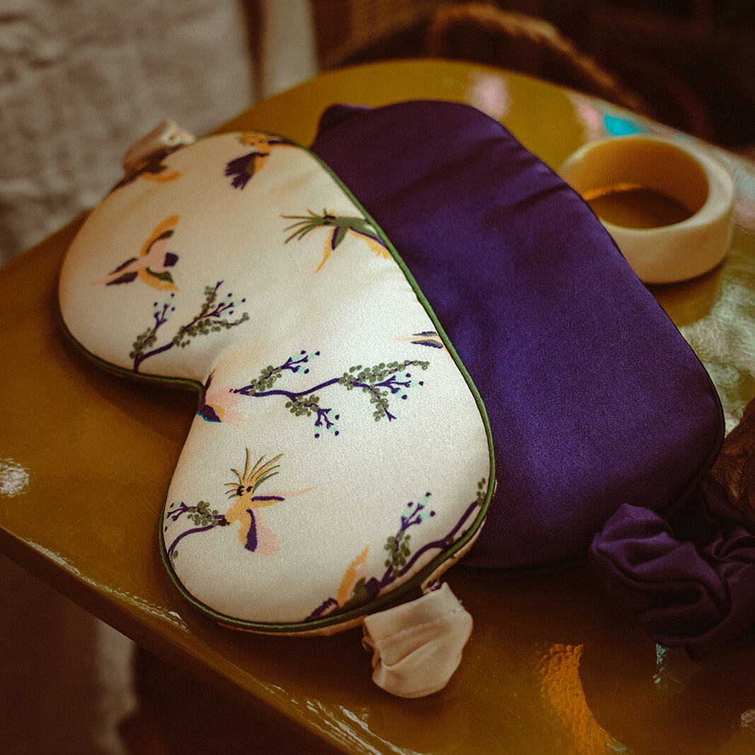 Pure silk sleep mask