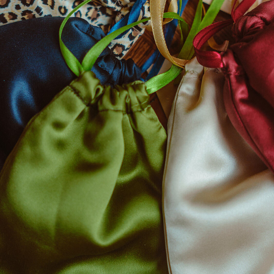 Pochettes de voyage 100% pure soie