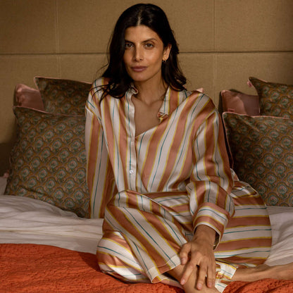 Pyjama 100% pure soie de mûrier - Lignes divines