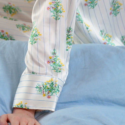 Pyjama Oversize 100% pure soie de mûrier - Bouquet Garni