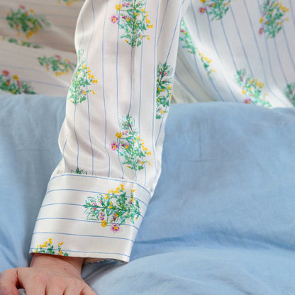 Chemise Oversize 100% pure soie de mûrier - Bouquet Garni