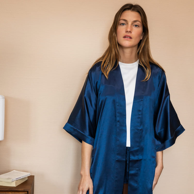 Kimono 100% pure soie
