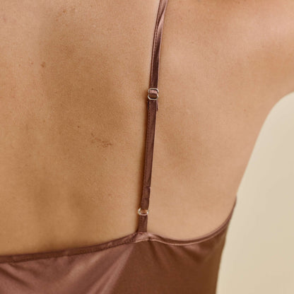 Nuisette 100% pure soie de mûrier - Marron