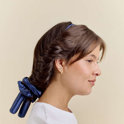 Boucleur sans chaleur pure soie - Bleu nuit
