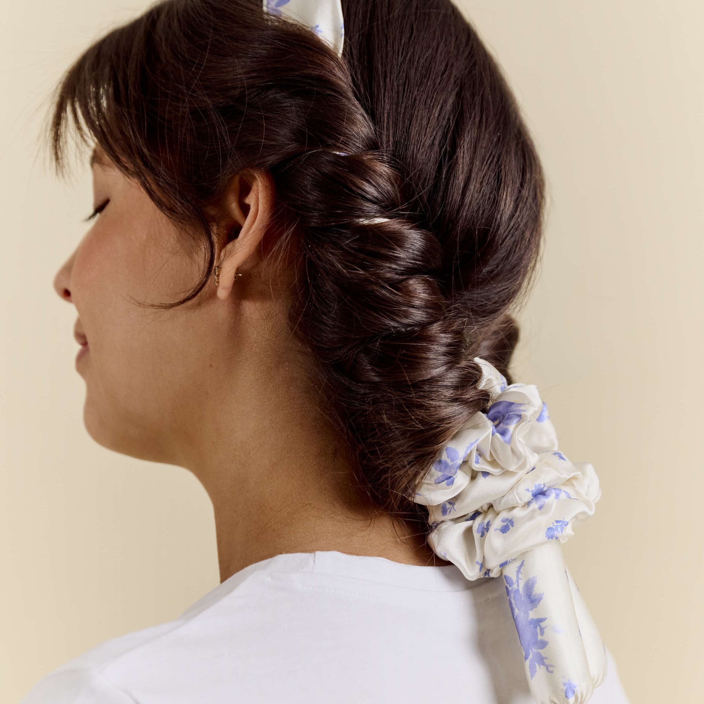 Boucleur sans chaleur pure soie - Fleur de Bleuet