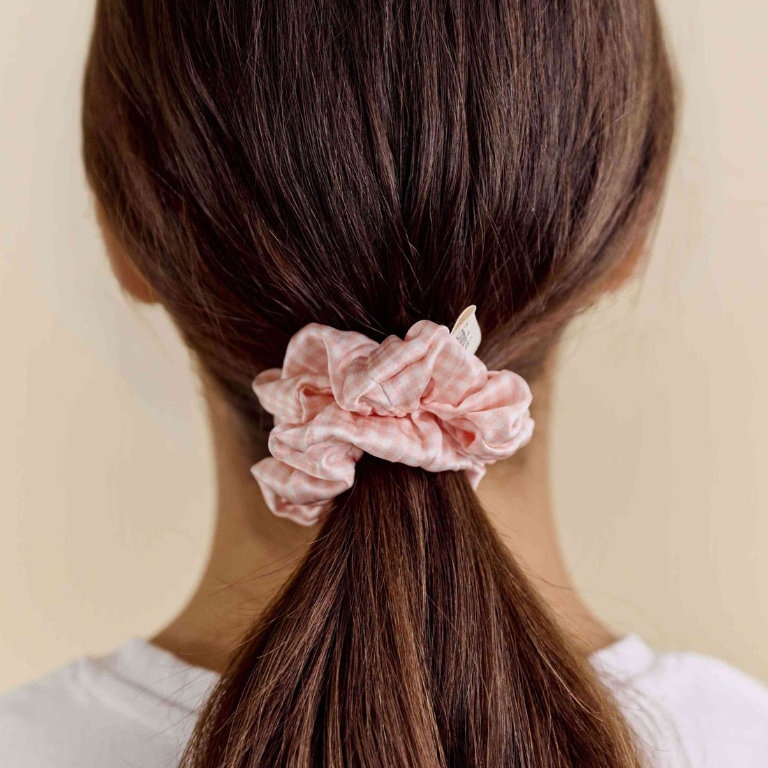 Chouchou 100% pure soie - Le moyen - Vichy Rose