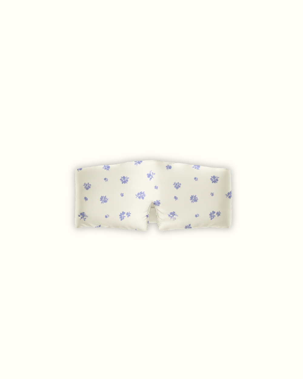 Masque de nuit bandeau Enfant 100% pure soie - Fleurs de Bleuet