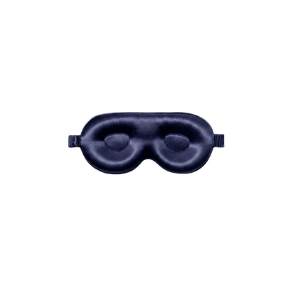 Masque de sommeil Soin des cils 100% pure soie - Bleu Nuit