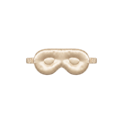 Masque de sommeil Soin des cils 100% pure soie - Champagne