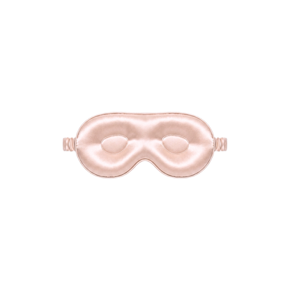Masque de sommeil Soin des cils 100% pure soie - Rose Poudré