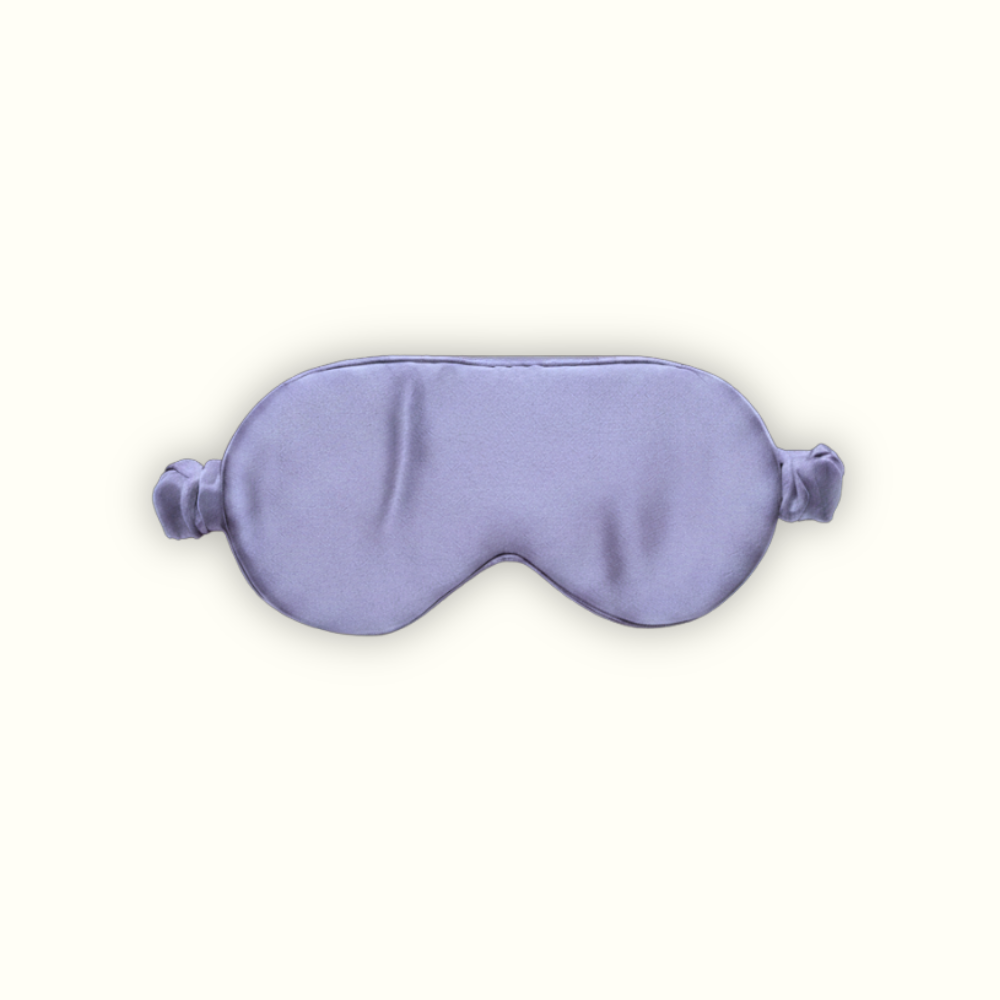 100% Pure Silk Lash Care Sleep Mask - Cornflower