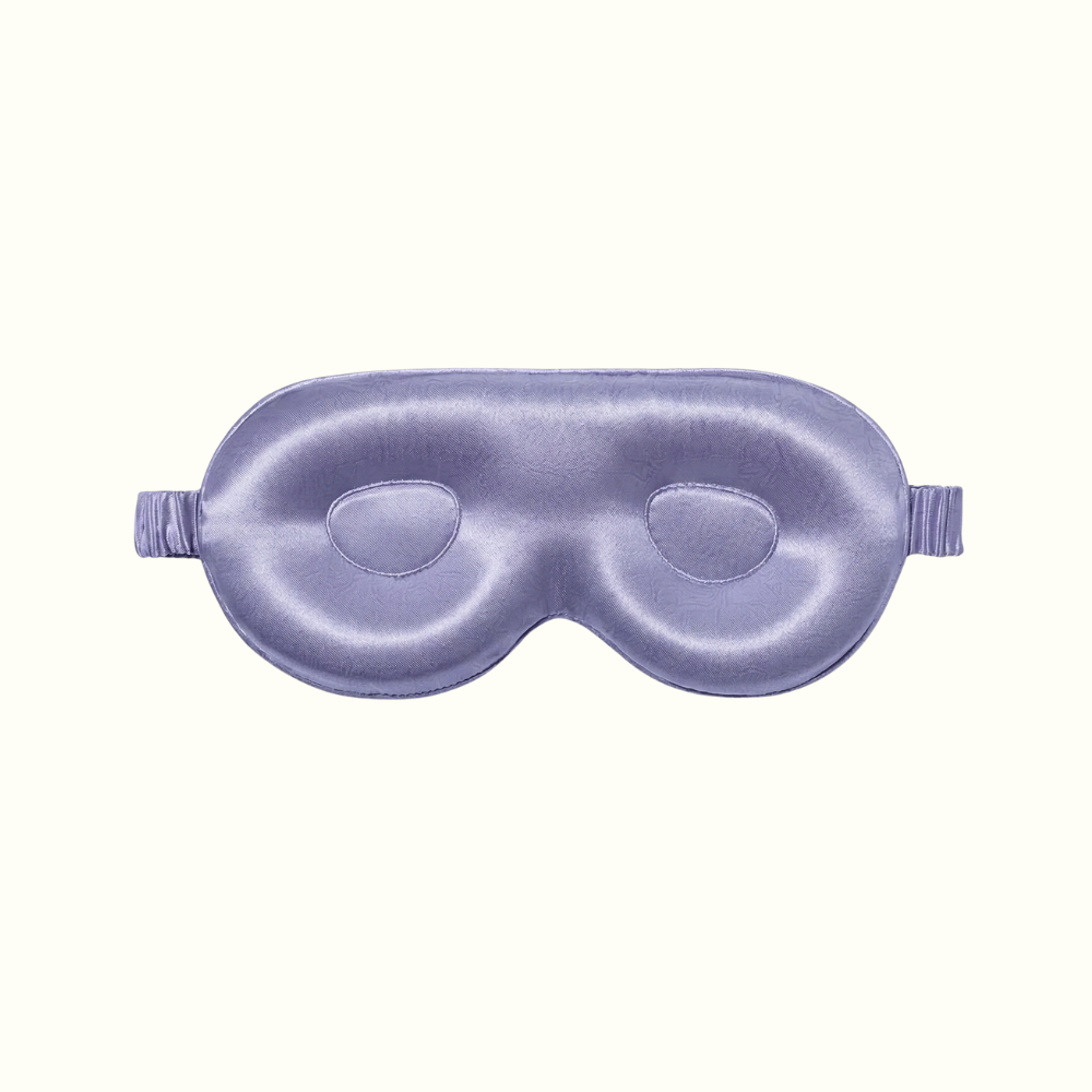 100% Pure Silk Lash Care Sleep Mask - Cornflower