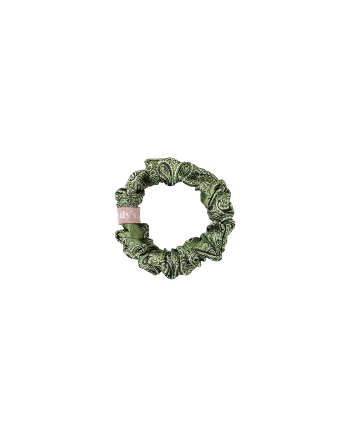 Chouchou 100% pure soie - Le petit - Bandana vert