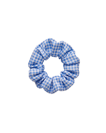 Chouchou 100% pure soie - Le moyen - Vichy Bleu Clair
