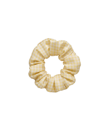 Chouchou 100% pure soie - Le moyen - Vichy Jaune