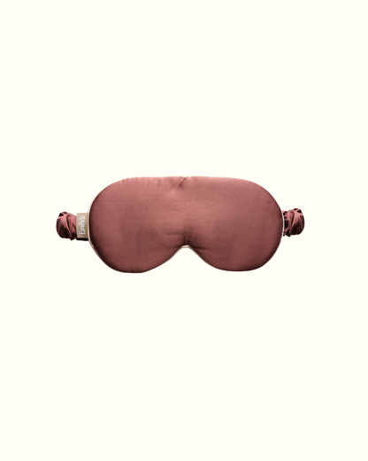 Masque de sommeil 100% pure soie - Moka