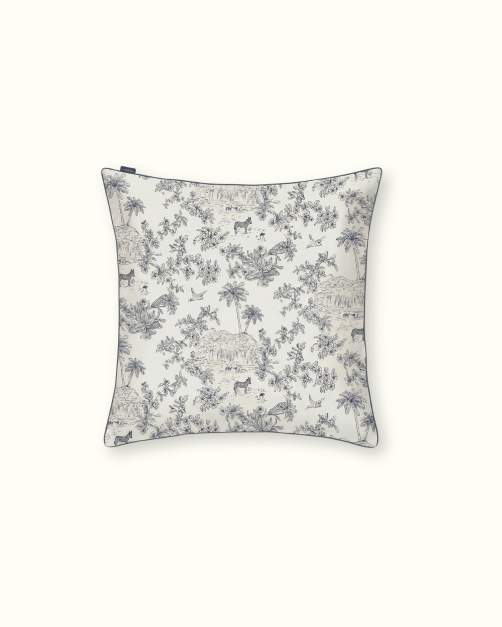 Funda de almohada de seda morera 100 % pura - Cebra